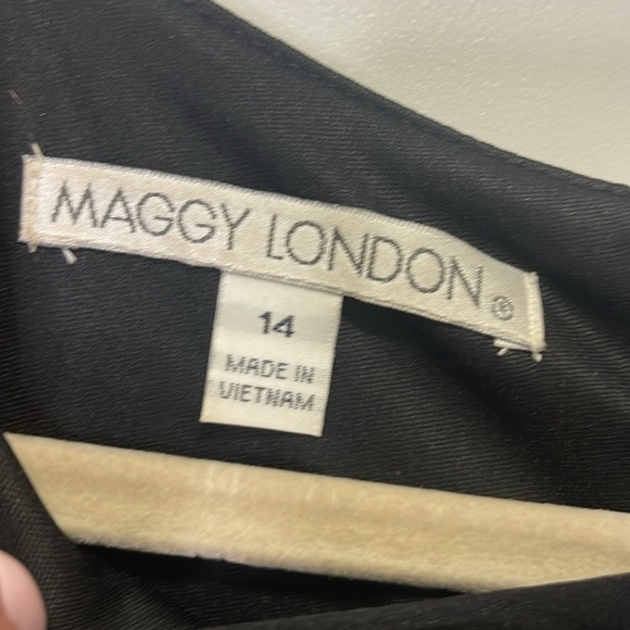 EUC Maggy London Elegant Long Sleeve Midi Dress - Picture 3 of 6